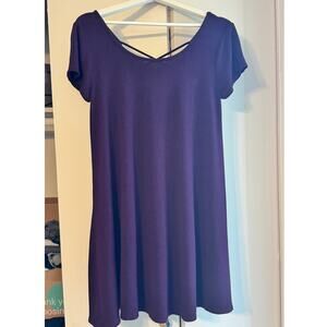 Socialite Casual Dress Plum Size M